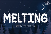 Melting Font, a Symbol Font by LivelyAutumn11.11 (Thumbnail 1 of 3)