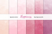 Ombre Watercolor Backgrounds Bundle, a Texture Graphic by KitsPix (Thumbnail 17 of 24)