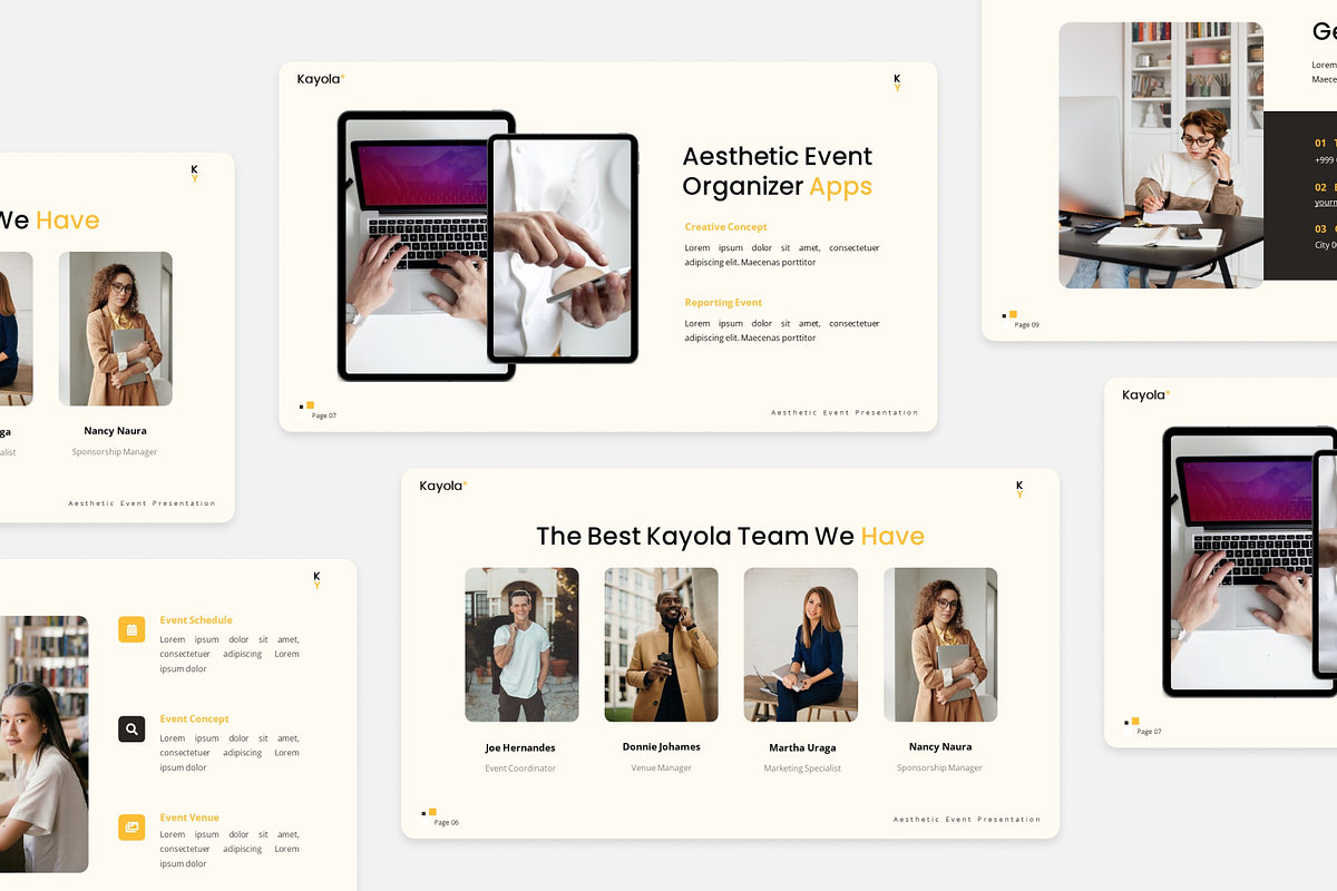 Aesthetic Event Organizer Keynote, a Presentation Template by Annora Studio (Photo 4 of 5)