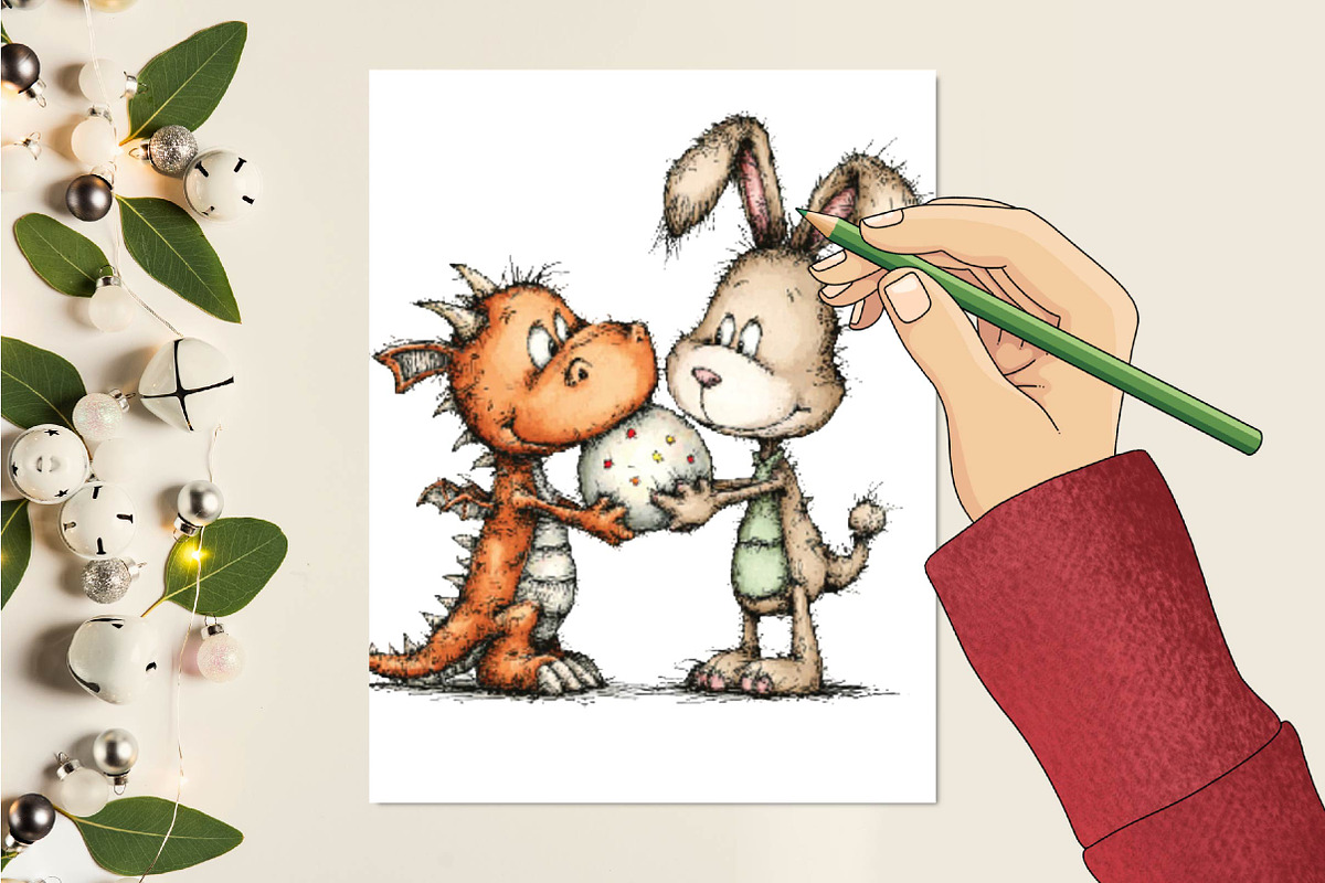 Whimsical Animals Best Friend Clipar, an Animal Illustration by SVGArt (Photo 7 of 9)