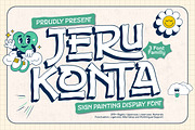 Jeru Konta - Sign Painting Font, a Handwritten Font by twinstd (Thumbnail 1 of 9)