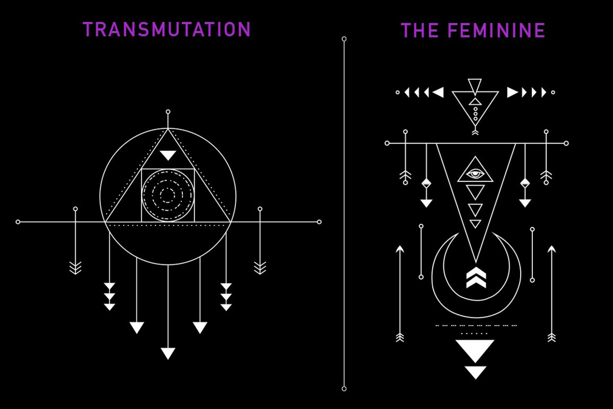 Triangle Alchemy - Vector Set, a Decorative Illustration by The Gypsy Goddess (Photo 6 of 10)