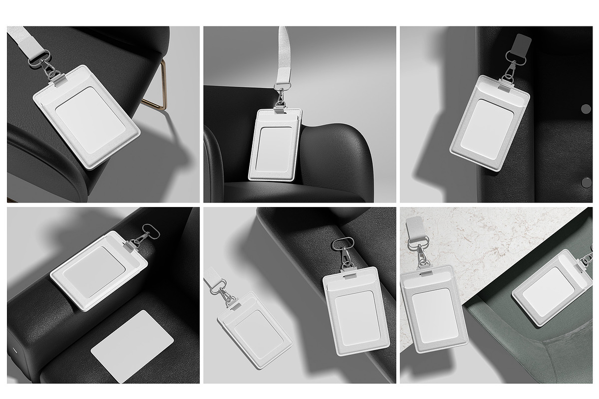 ID Card Holder Mockup, an Advertising Mockup by Graphicbars (Photo 5 of 8)