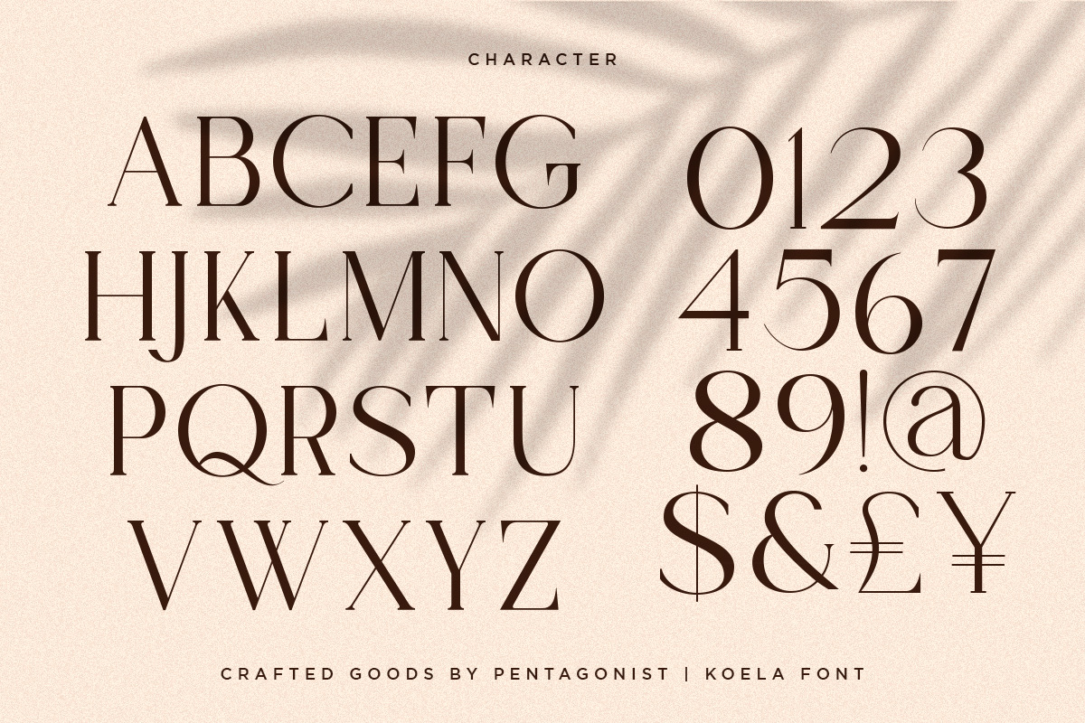 Koela | Modern Serif Font, a Serif Font by Pentagonistudio (Photo 8 of 10)