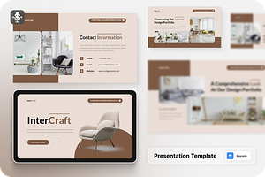 Interior & Furniture Keynote, a Presentation Template by SquidPixey