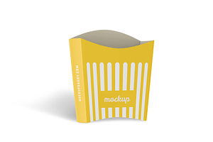 French Fries Box Mockup