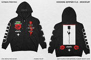 Hoodie Zipper V.2 - Mockup, a Hoody Mockup by DaldSgh (Thumbnail 2 of 15)