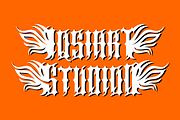 Wings Gromeba - Gothic Font, a Blackletter Font by Iqsiart Studio (Thumbnail 6 of 7)