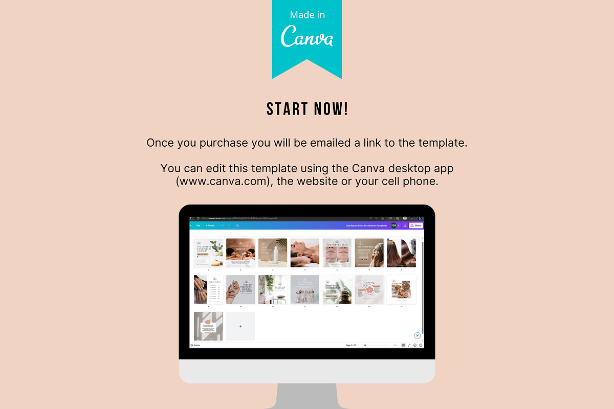 Spa Beauty Salon Social Media, a Social Media Template by Sincerely Media (Photo 9 of 9)