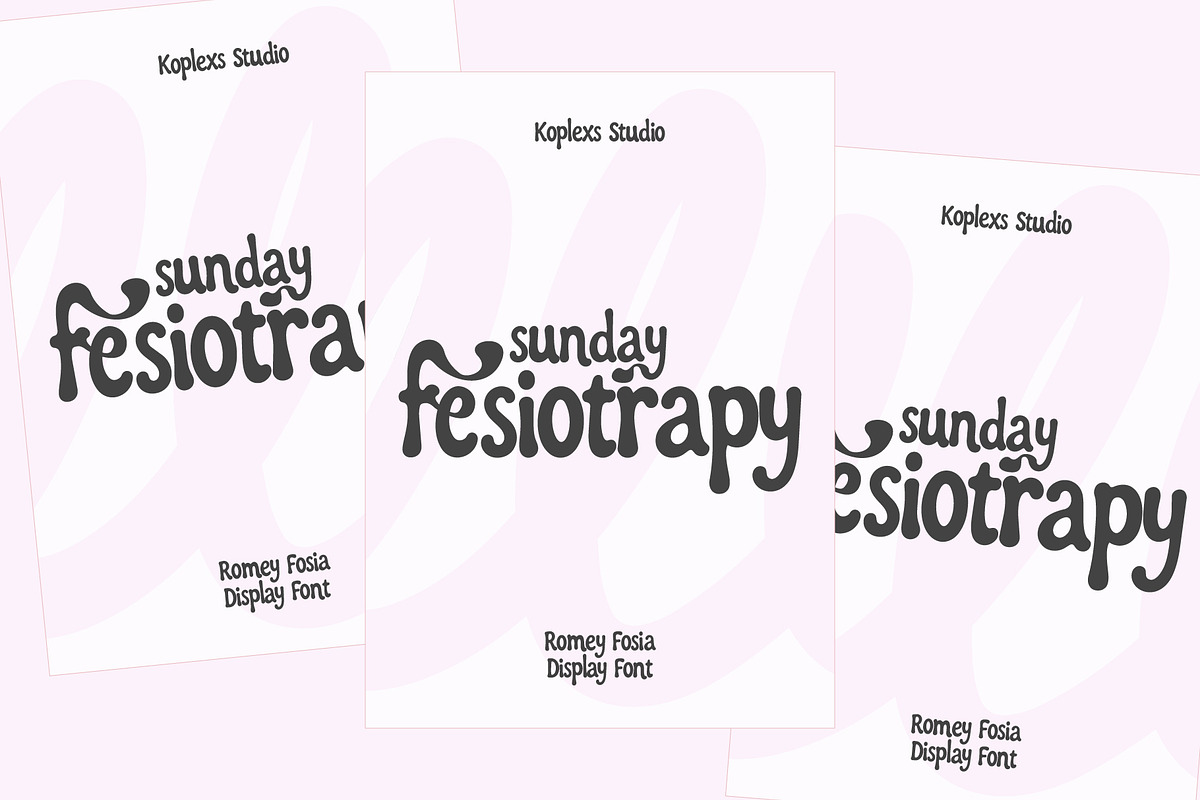 Romey Fosia Font, a Handwritten Font by Koplexs Studio (Photo 2 of 10)