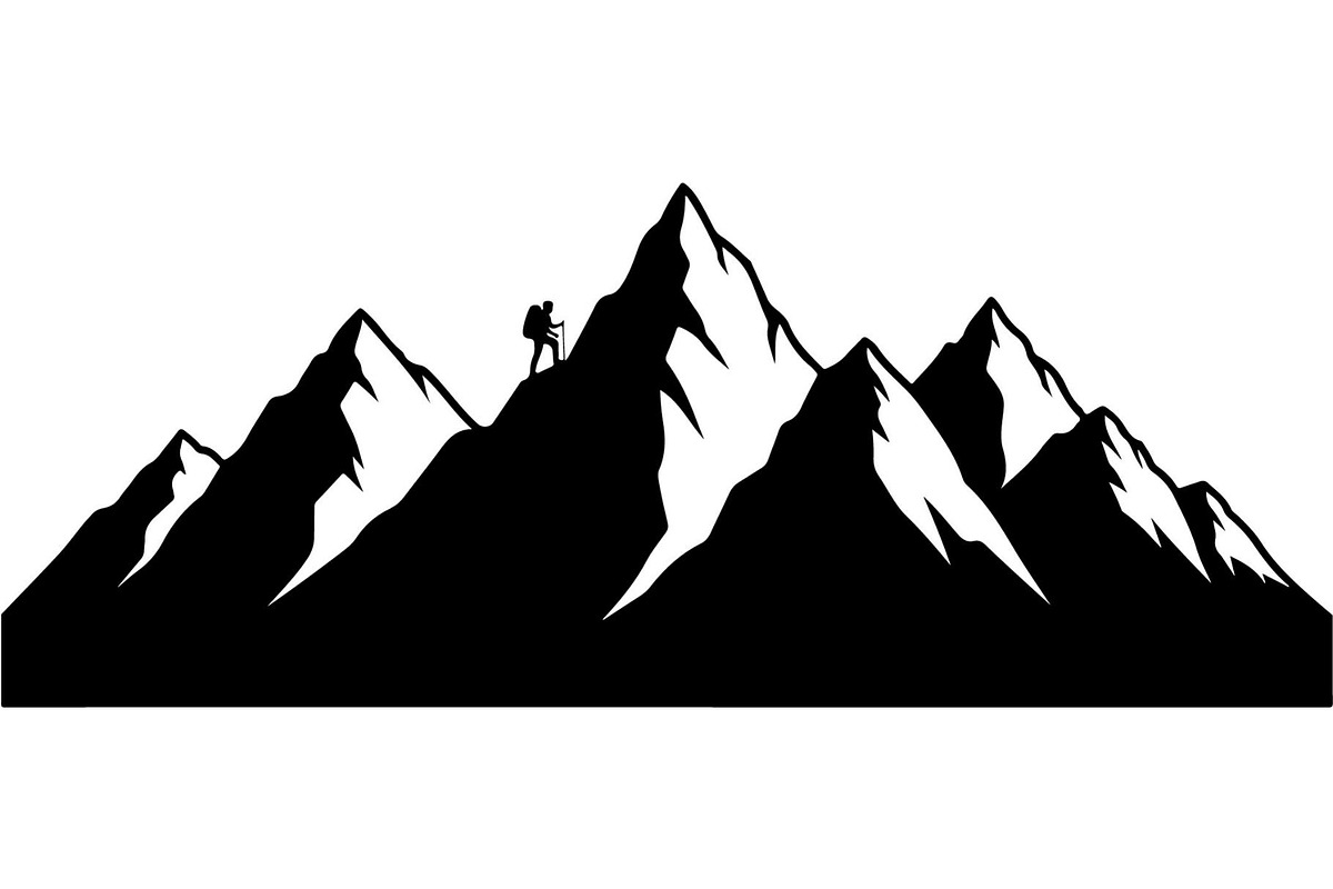 Mountain Range Silhouette, an Object Graphic by Designer_Momina (Photo 12 of 20)