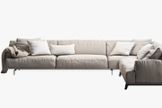 Tribeca sofa 3 3d model, a Furniture 3D Model by 3dmitruk (Thumbnail 3 of 13)