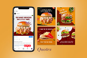 Burger / Food Instagram | CANVA, a Social Media Template by Azruca (Thumbnail 16 of 17)