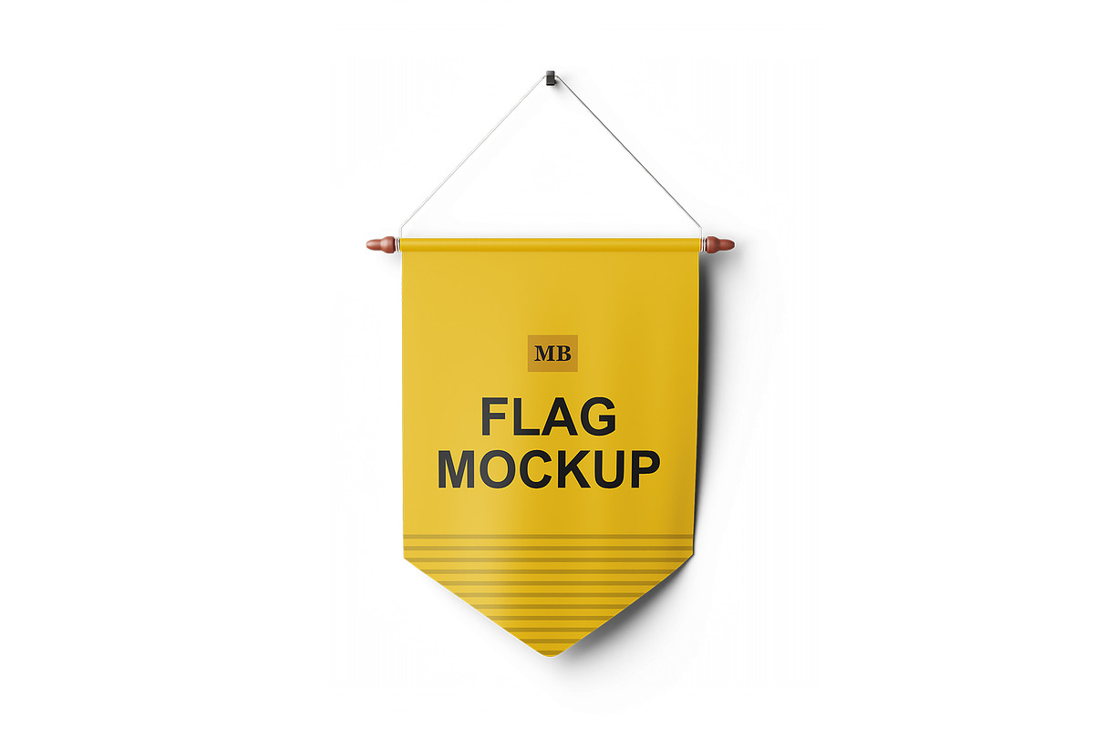 Flag Mockup, a Product Mockup by mockupbuys (Photo 7 of 17)