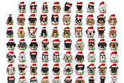 Christmas Dog Breeds Bundle Clipart, a Graphic by Mrs. Creative Creations (Thumbnail 1 of 8)