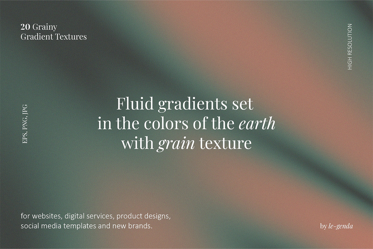 20 Fluid Gradients of Earth colors, a Texture Graphic by le-genda (Photo 1 of 10)