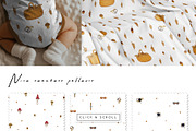 Autumn - seamless pattern & clipart, a Seasonal Illustration by Liiafis (Thumbnail 4 of 13)