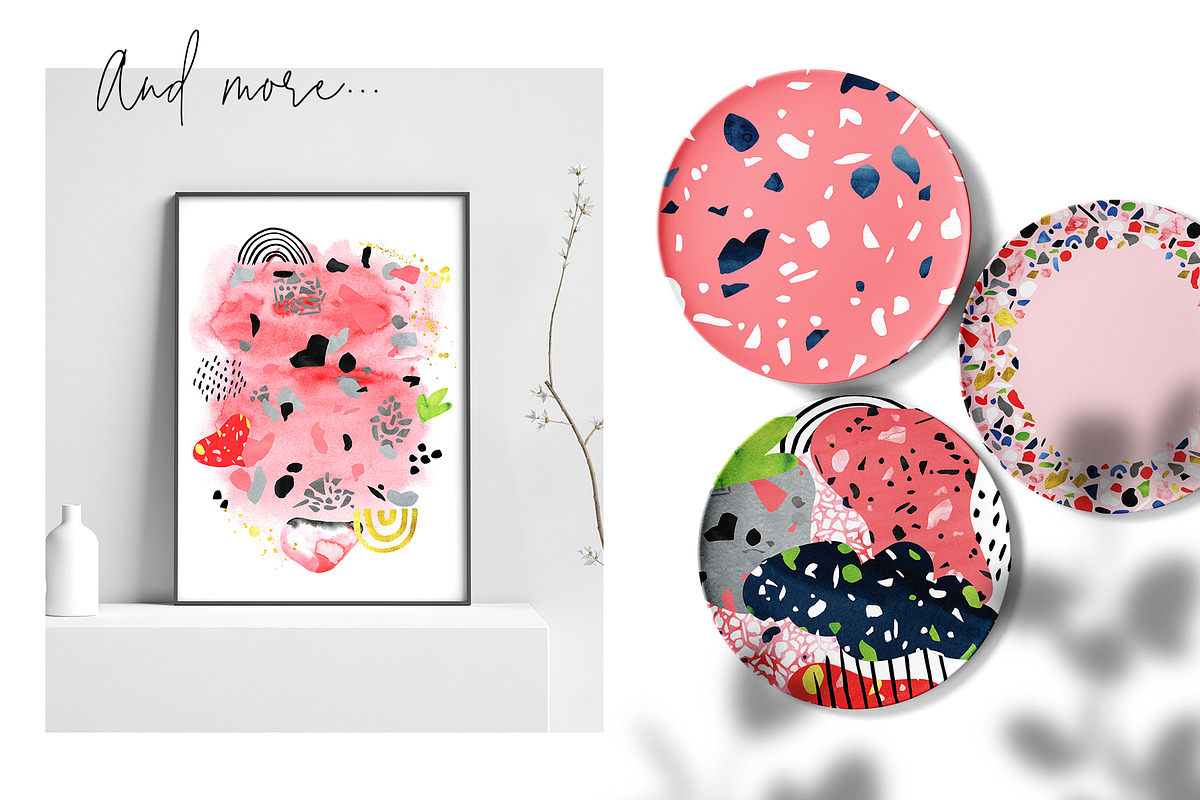 Collage TERRAZZO. Abstract DIY, an Object Graphic by Julie&Taily (Photo 9 of 10)