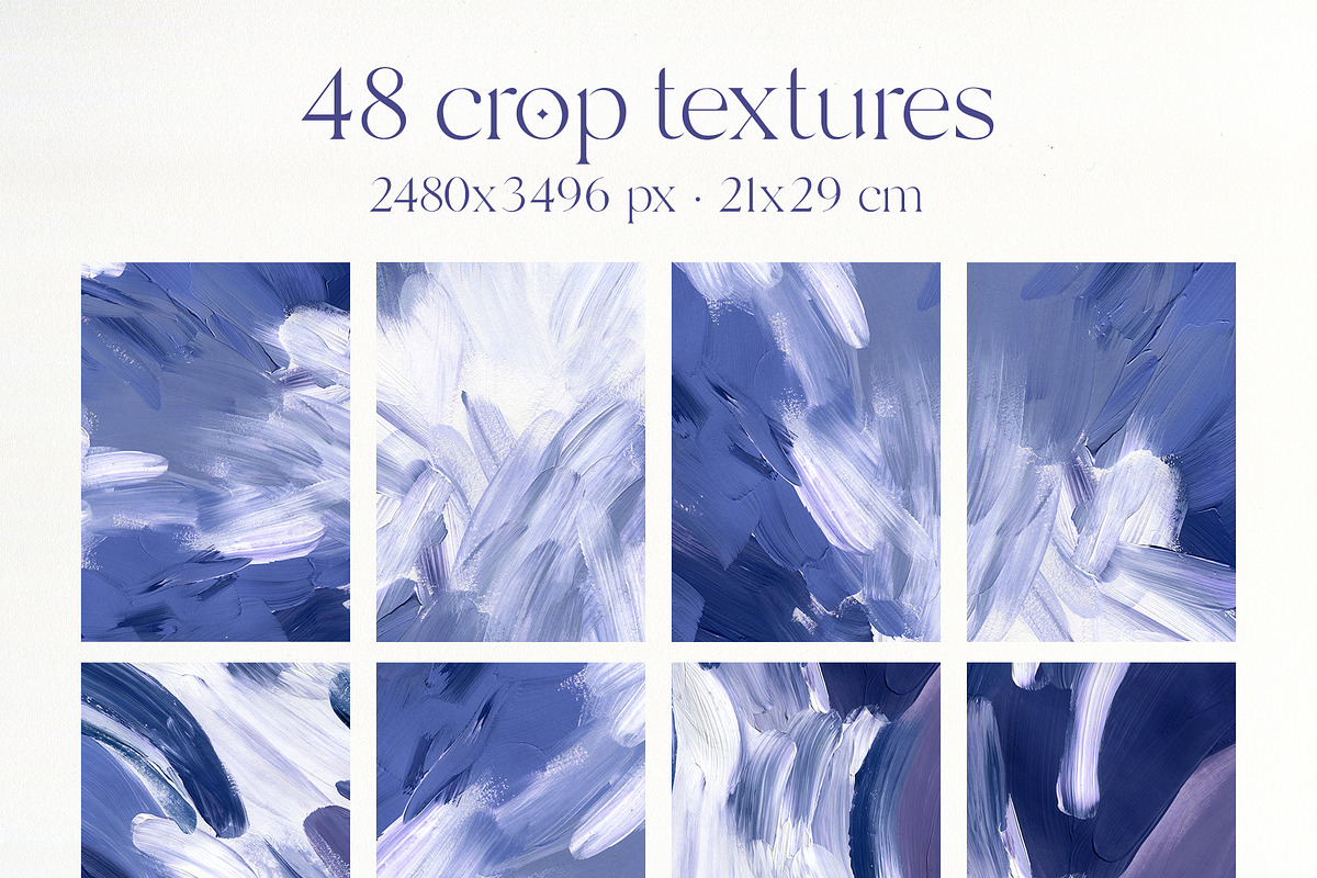 VERY PERI & BLUE abstract textures, a Texture Graphic by Yuliya Derbisheva (Photo 11 of 14)