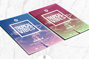 TROPICAL VIBES Flyer Template, a Flyer Template by OVNI-TEMPLATES (Thumbnail 2 of 4)