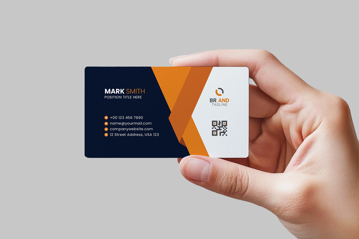 Clean Professional Business Card, a Business Card Template by VectStock (Photo 2 of 4)