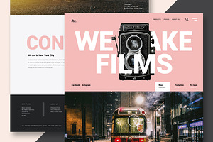 Creative Design & Video - Website, a Landing Page Template by Design District