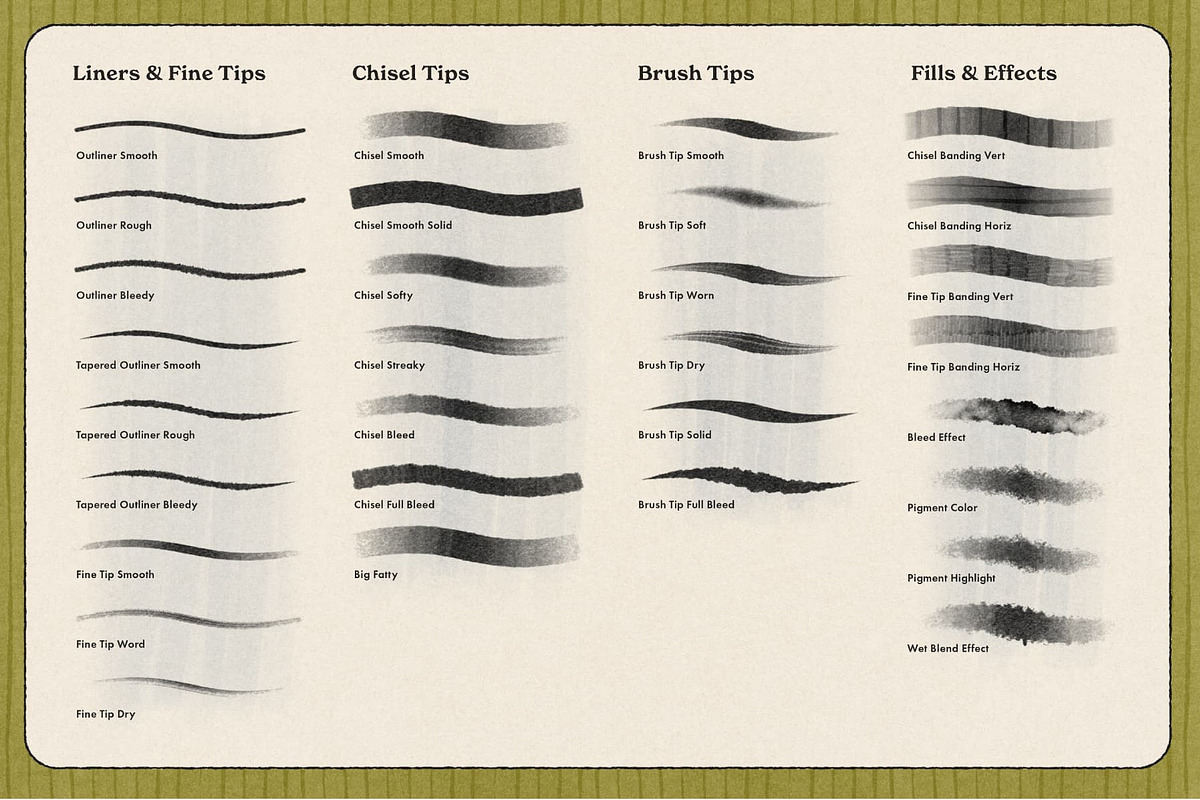 KolorMarc Markers for Photoshop, a Brush Add-On by True Grit Texture Supply (Photo 7 of 13)