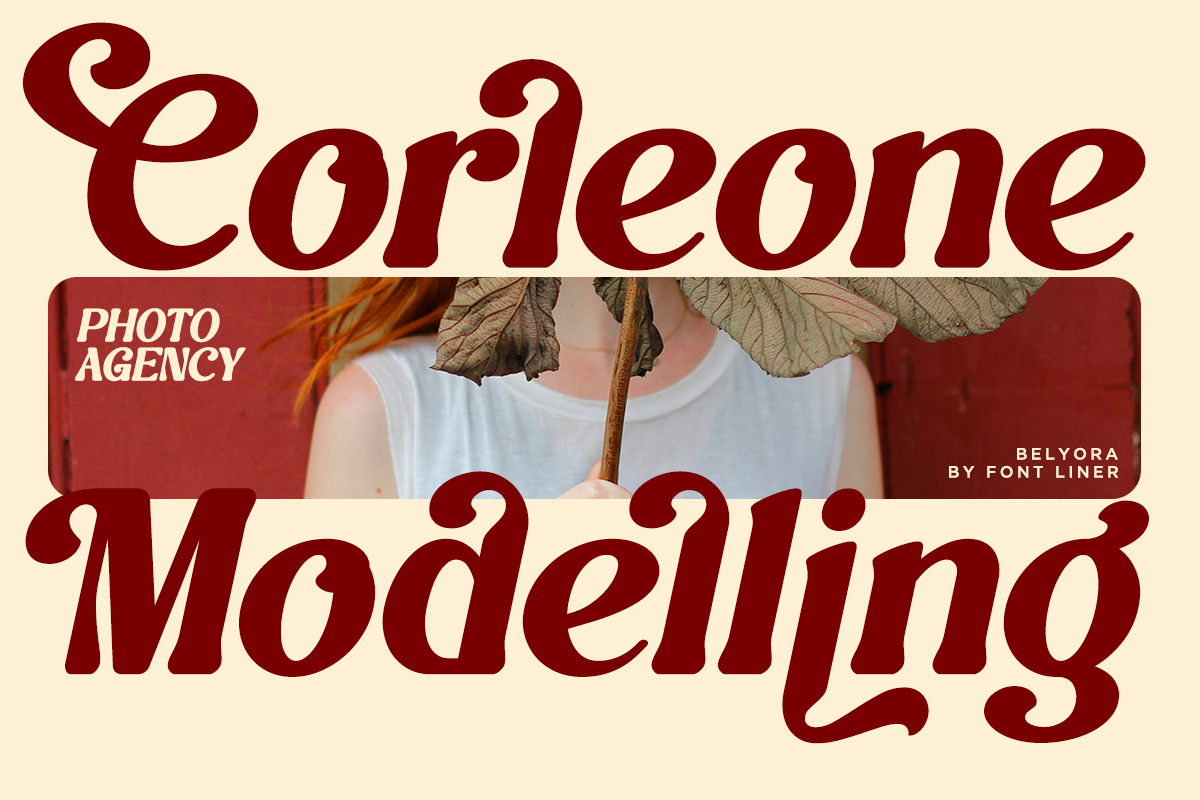 Belyora - Stylish Retro Font, a Serif Font by Font Liner (Photo 6 of 13)