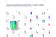 Telemedicine | 32 Icons Set, an Outline Icon by Marina Silence (Thumbnail 3 of 17)