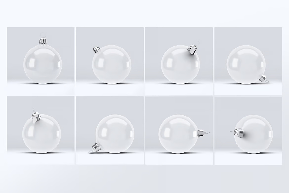 Christmas Ball Mock-up, a Product Mockup by DesignRushMarket (Photo 2 of 7)