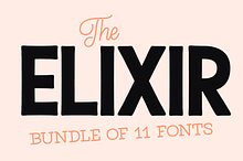 Elixir 11 Fonts Bundle