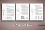 Modern Resume CV Template Mac + PC, a Resume Template by The Creative Resume (Thumbnail 3 of 8)
