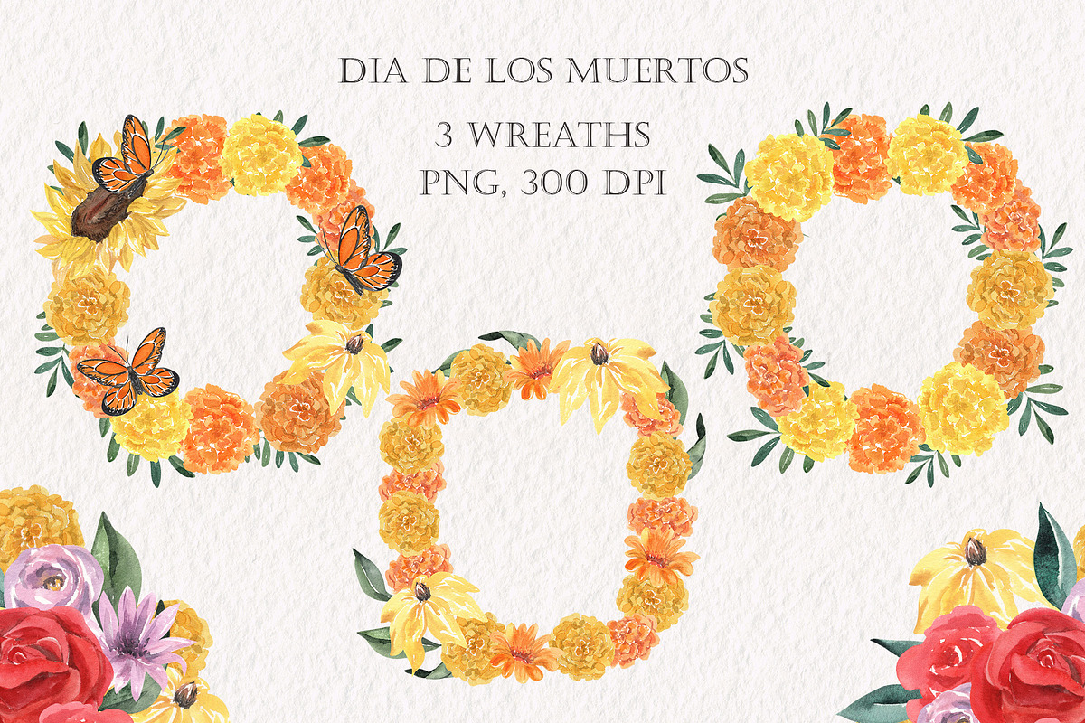 Dia de los Muertos Sugar Skulls, a Decorative Illustration by Catch the Dream Art (Photo 6 of 11)