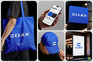 Branding Identity Mockup Set, an Advertising Mockup by RamStudio2