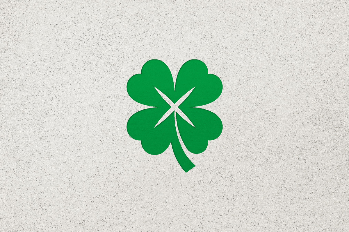 Four Leaf Clover Logo, a Branding & Logo Template by Luxury Logos (Photo 4 of 4)