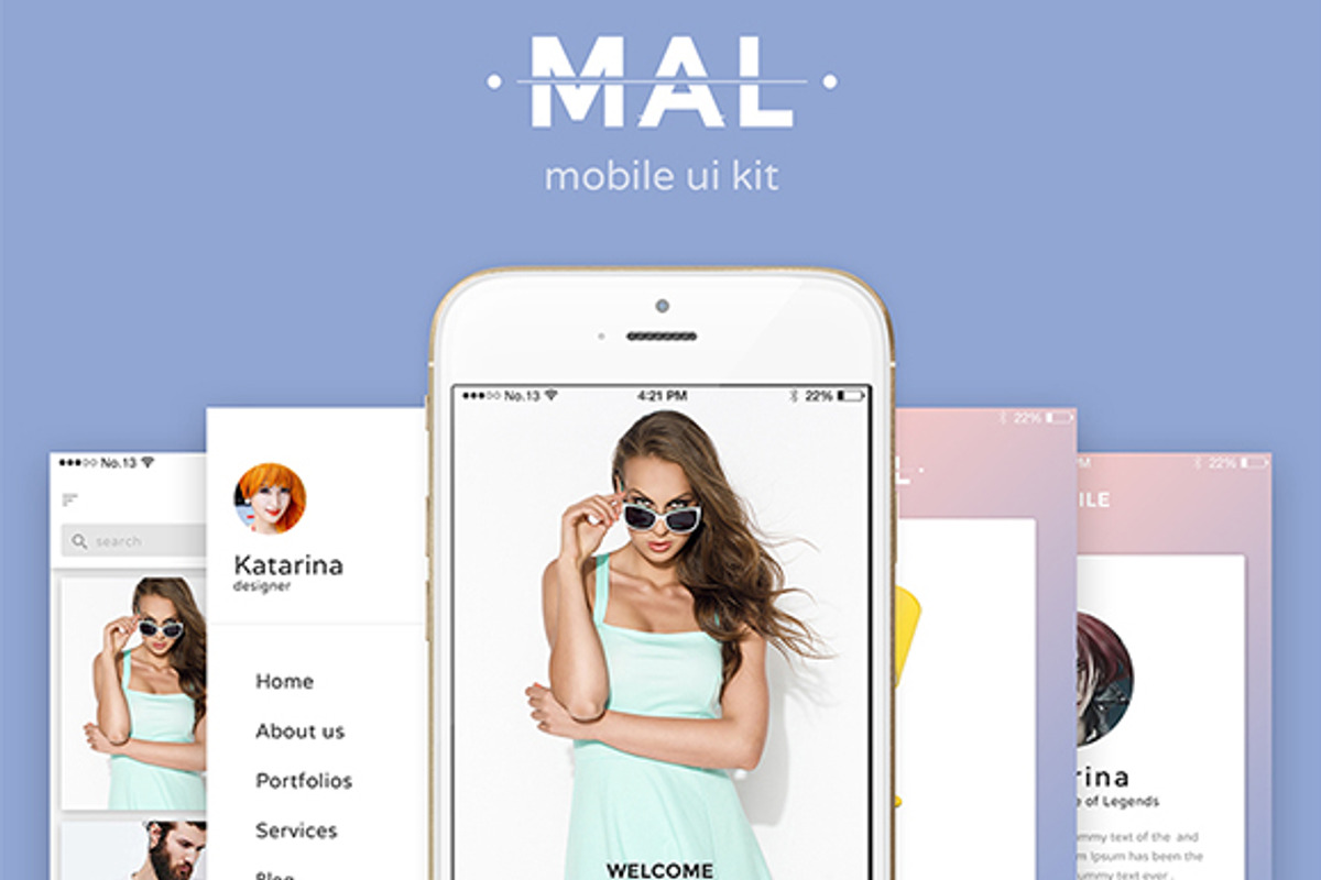 Mal UI KIT, an UI Kit Template by No.13 (Photo 1 of 7)