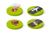 Large passenger plane, an Object Illustration by AlexZeL (Thumbnail 1 of 3)