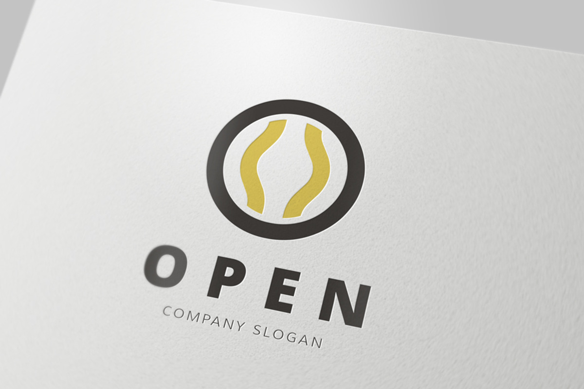 Open Logo, a Branding & Logo Template by Vectorwins Premium Shop