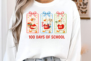 Funny Preppy 100Days of School Goose, an Illustration by Libby Wishes (Thumbnail 4 of 6)