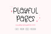 Playful Pages - A Quirky Font, a Handwritten Font by Kaya Fonts (Thumbnail 1 of 33)