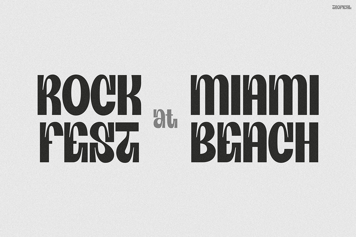 TROPICAL, a Font by Pinisi ART (Photo 7 of 10)