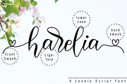 Harelia // Lovely Script Font, a Script Font by Nissa Studio (Thumbnail 10 of 12)