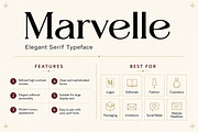 Marvelle – Elegant Luxury Serif Font, a Serif Font by Wow Magic (Thumbnail 6 of 6)