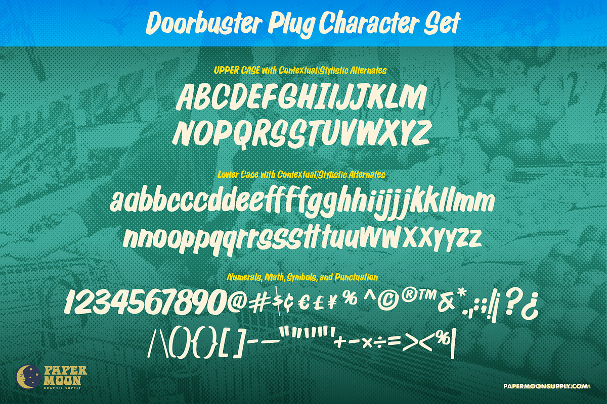 Doorbuster Plug Sign Painter Font, a Font by Paper Moon Graphic Supply (Photo 2 of 10)