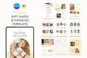 Holiday Gift Guide Canva Template, a Magazine Template by Hellohastore (Thumbnail 1 of 10)