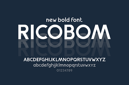RicoBom Bold Display Font