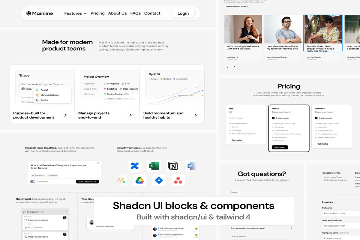 Mainline - Nextjs Template, a React Template by Lumina_ui_ux202 (Photo 3 of 4)