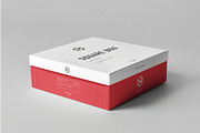 Square Shoe Box Mock-up, a Product Mockup by zippypixelstudio (Thumbnail 6 of 7)