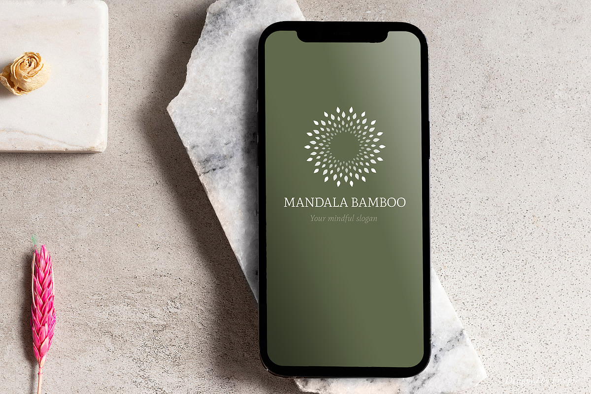 Mindful Bamboo Mandala Branding Kit, a Branding & Logo Template by Elibee (Photo 3 of 11)