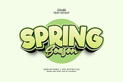 Text Effect Spring, a Layer Style Add-On by Navy Graphic (Thumbnail 1 of 2)